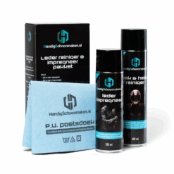 Handig Schoonmaken Leder Reiniger & Impregneerset
