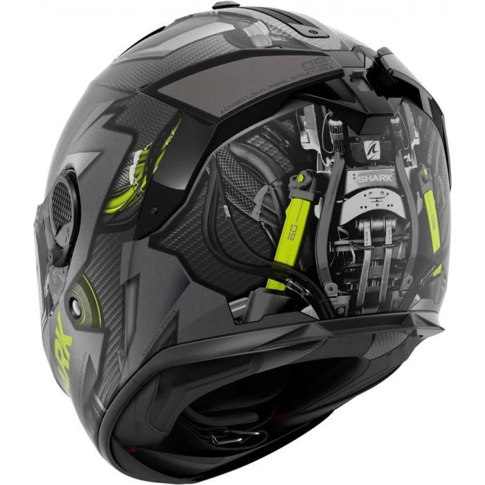 Shark Spartan GT Carbon Urikan Motorhelm - Afbeelding 2